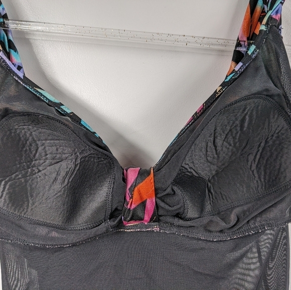 Longitude Tie Front Swim Dress in Sparkler Sz 16 - Picture 6 of 8